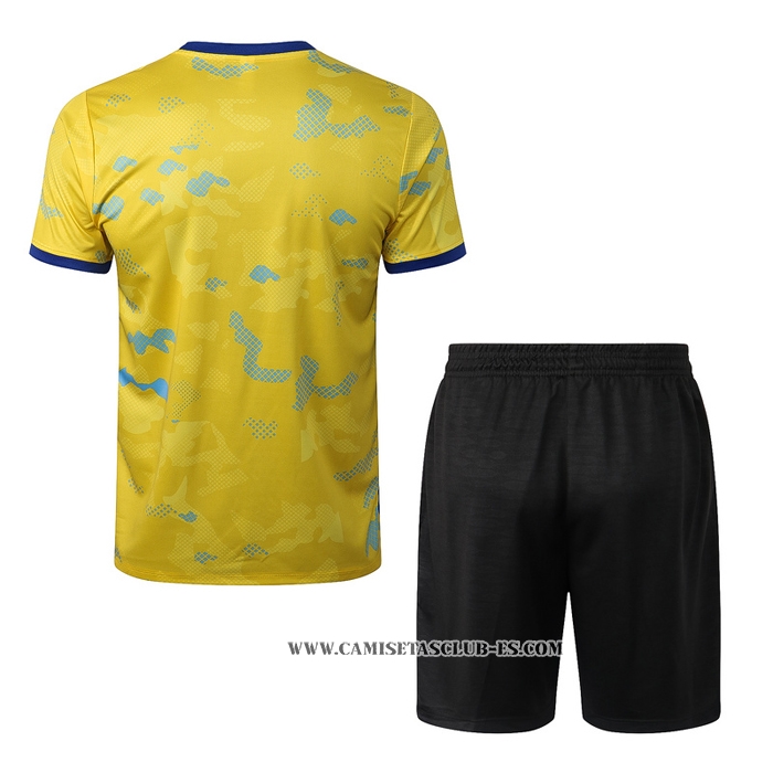 Chandal del Chelsea 22-23 Manga Corta Amarillo - Pantalon Corto